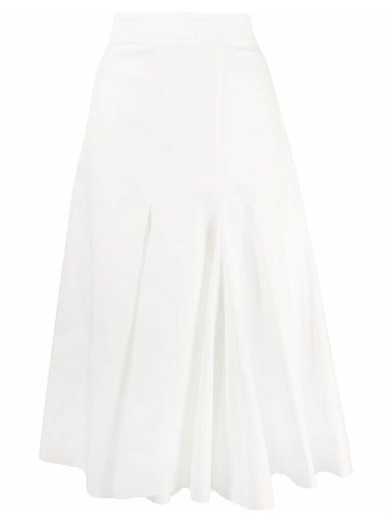 Joseph flared A-line skirt - White