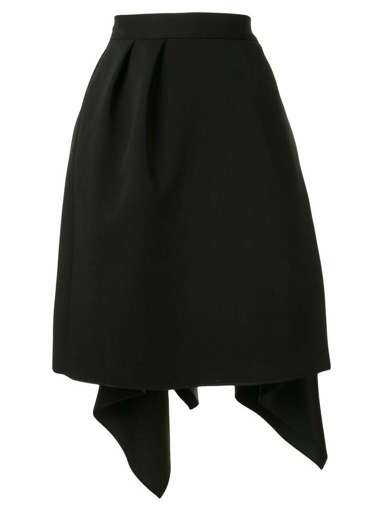 Dice Kayek asymmetric midi skirt - Black