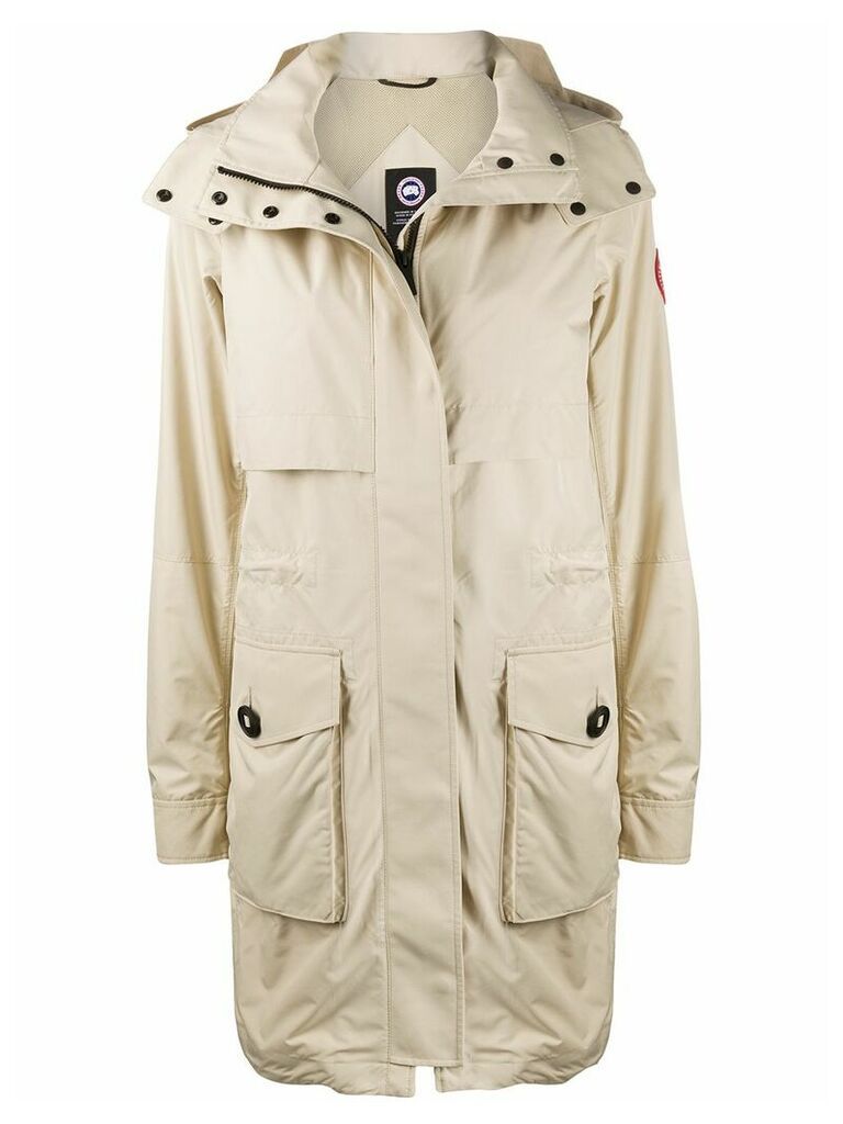 Canada Goose Cavalry hooded trench coat - NEUTRALS