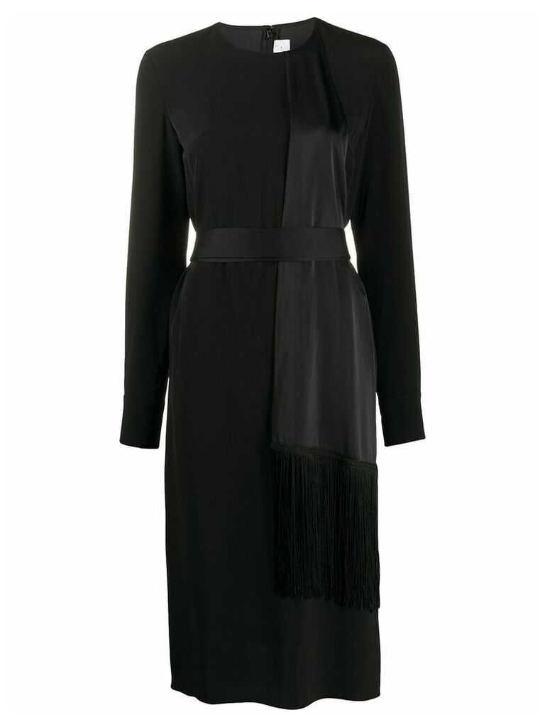 Victoria Victoria Beckham panelled tie-waist dress - Black