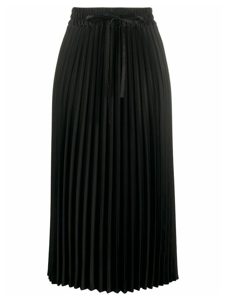 RedValentino pleated midi skirt - Black