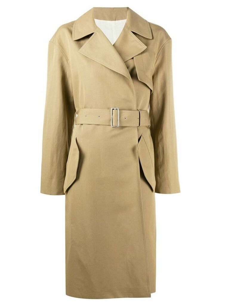 Joseph Lewis belted trench coat - Brown