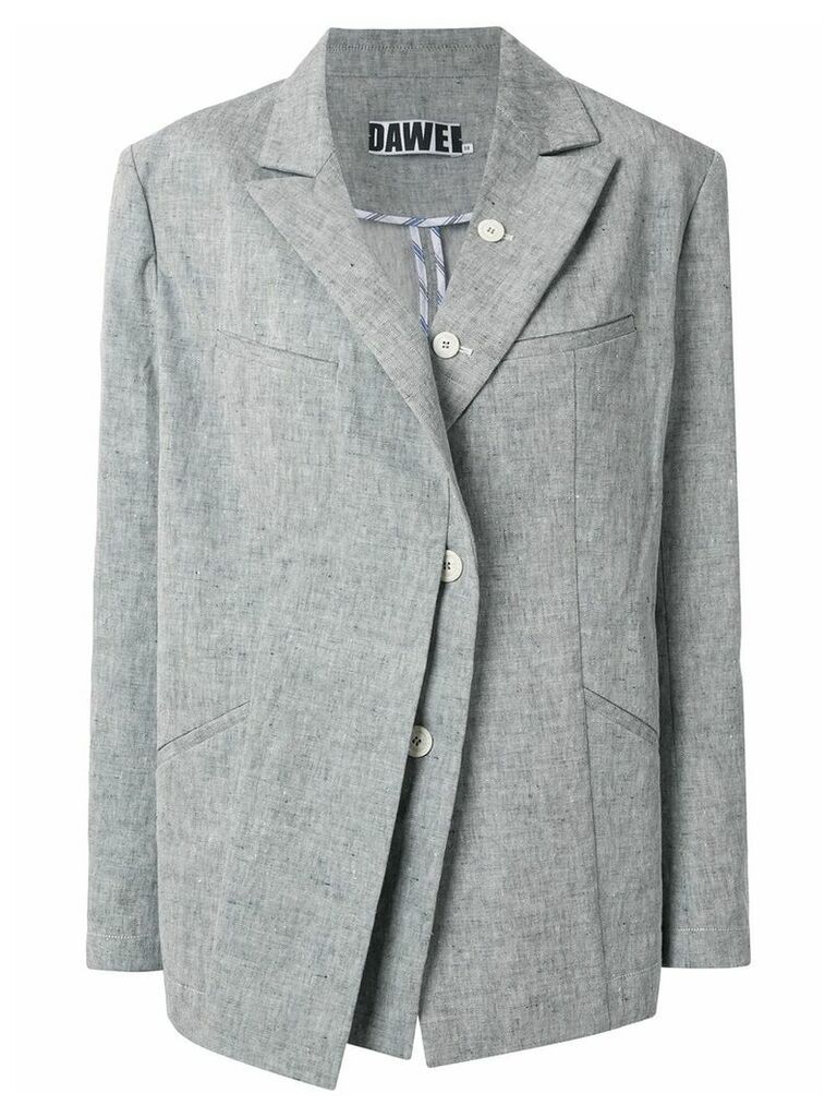 Dawei deconstructed asymmetric blazer - Grey