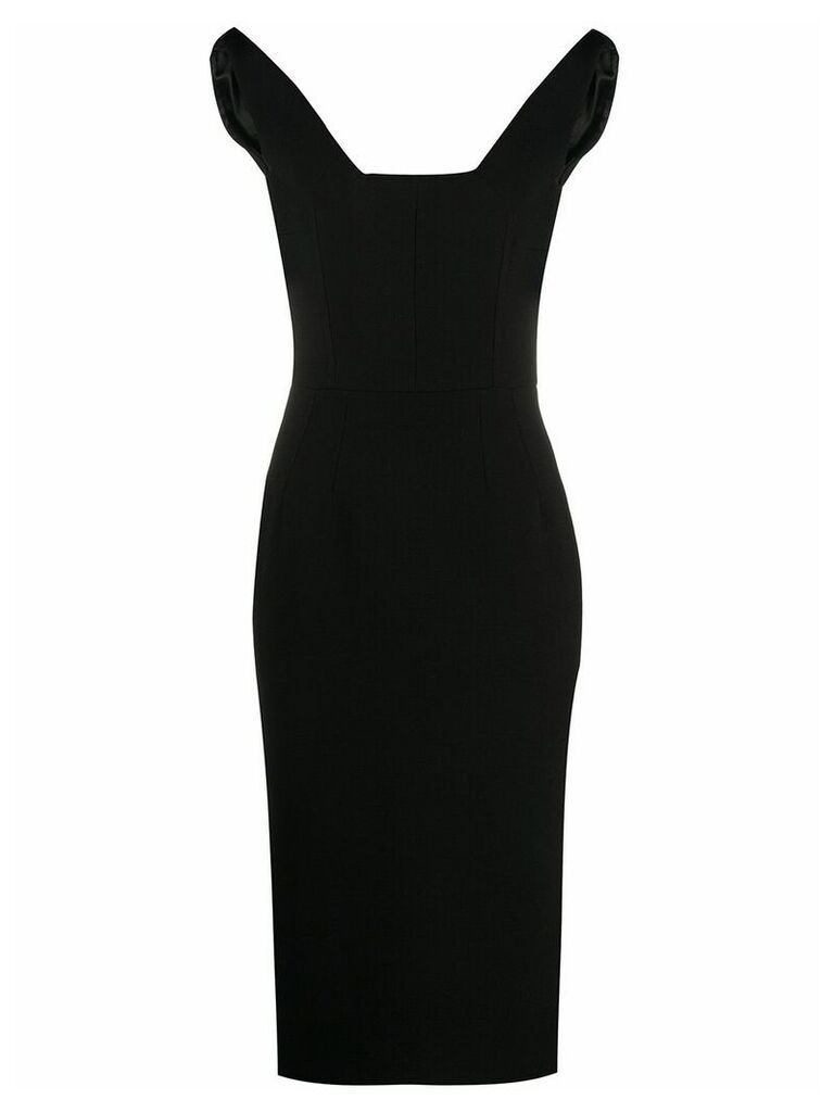Dolce & Gabbana fitted midi dress - Black