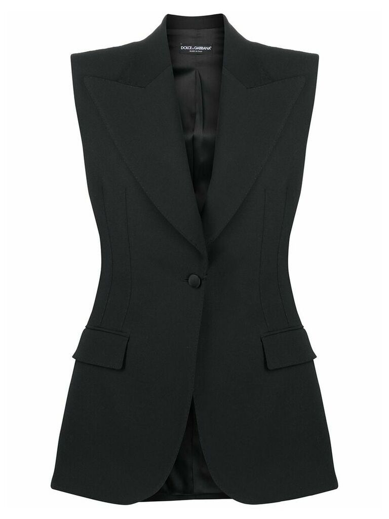 Dolce & Gabbana single-breasted waistcoat - Black