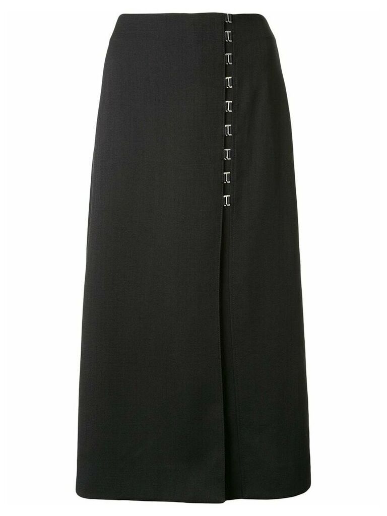 Dion Lee Draped E-Hook midi skirt - Black