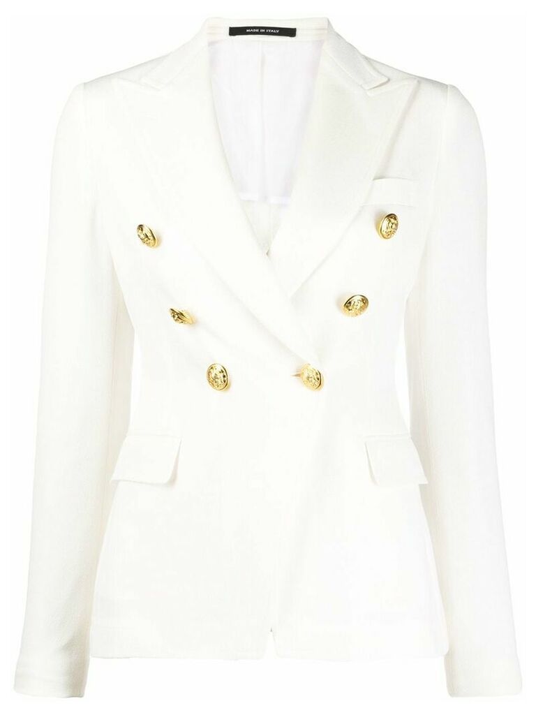 Tagliatore Alicya fitted blazer - White