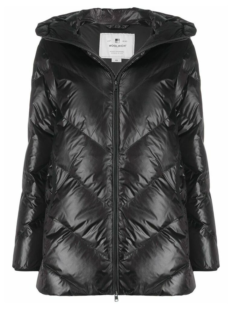Woolrich quilted puffer coat - Black