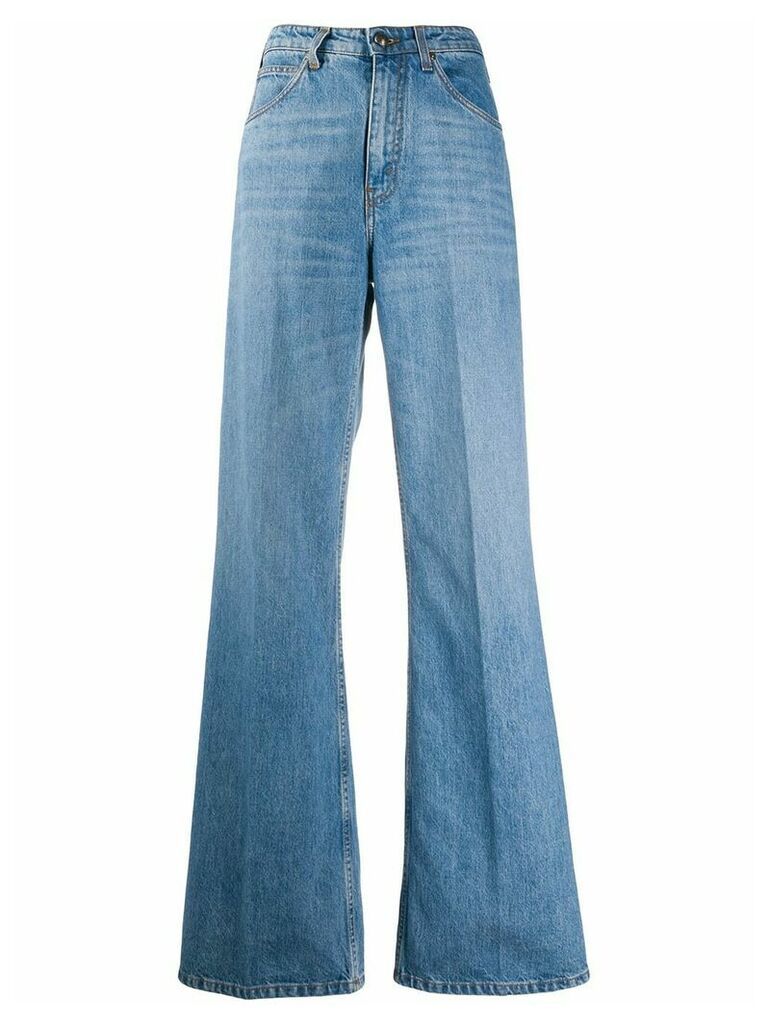 Etro high rise flared leg jeans - Blue