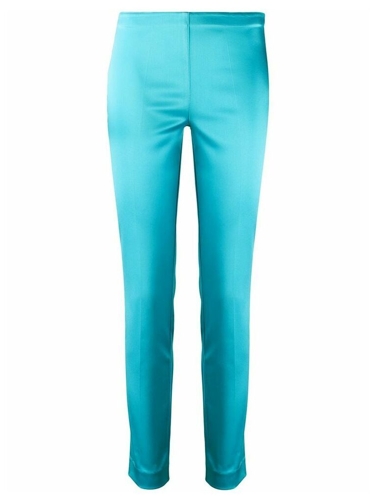P.A.R.O.S.H. Alice sheen effect trousers - Blue