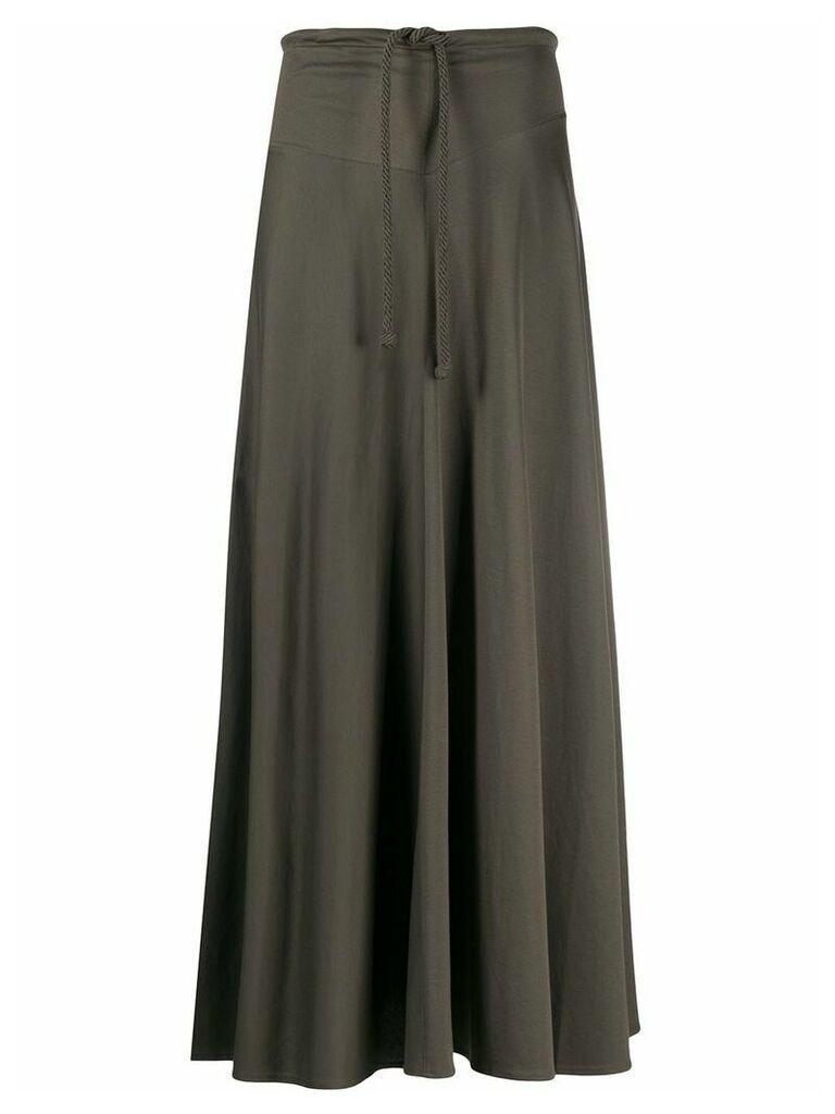 Lemaire long tie waist skirt - Grey