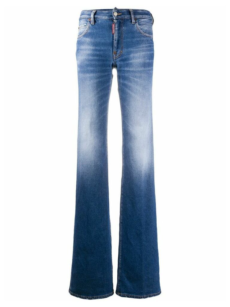 Dsquared2 mid-rise bootcut jeans - Blue