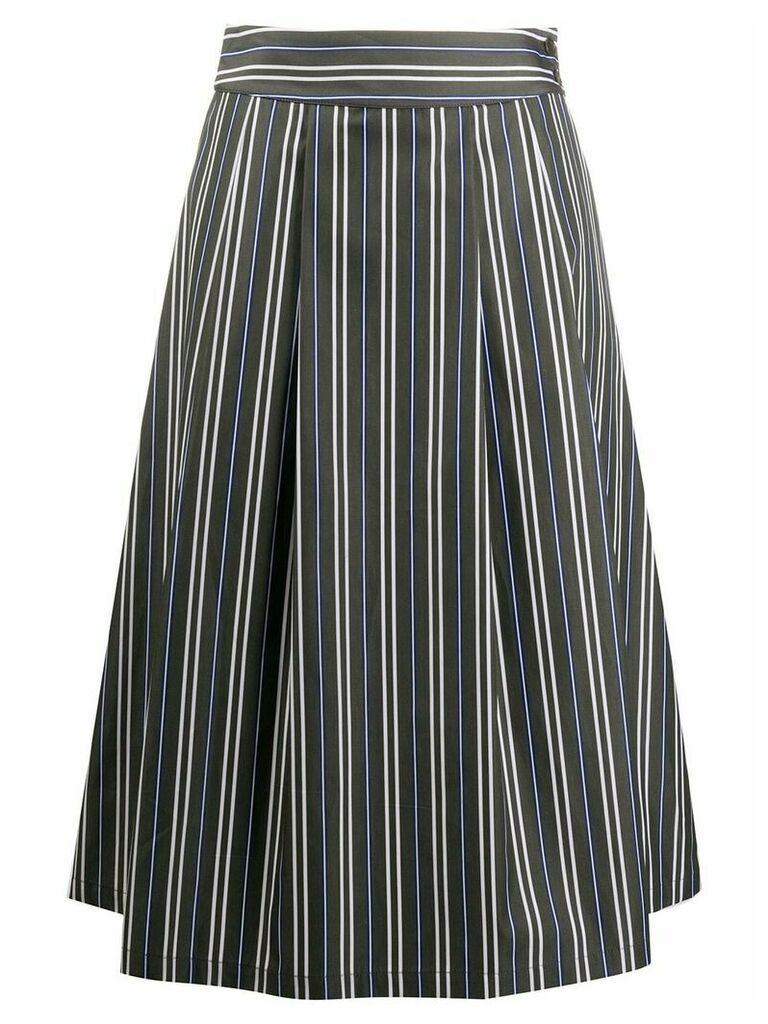 Aspesi striped skirt - Green
