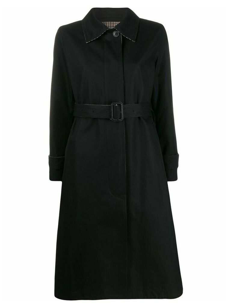 Mackintosh reversible belted trench coat - Black