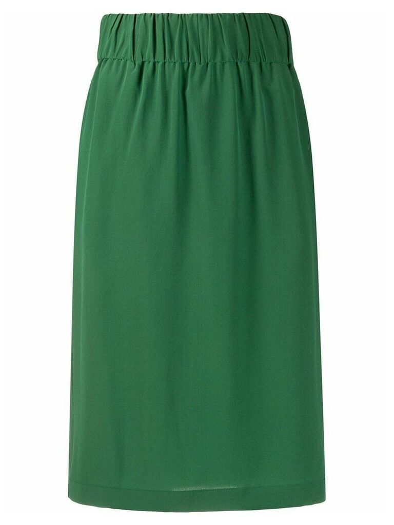 Aspesi ruched skirt - Green