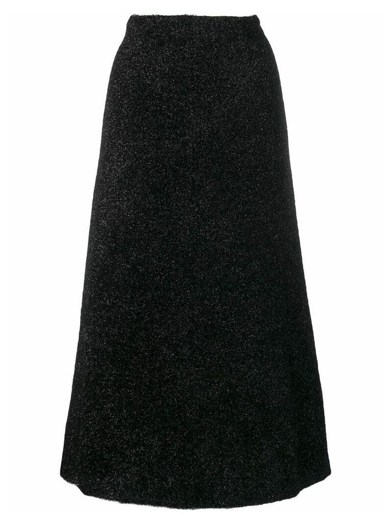 Sonia Rykiel shimmer midi skirt - Black