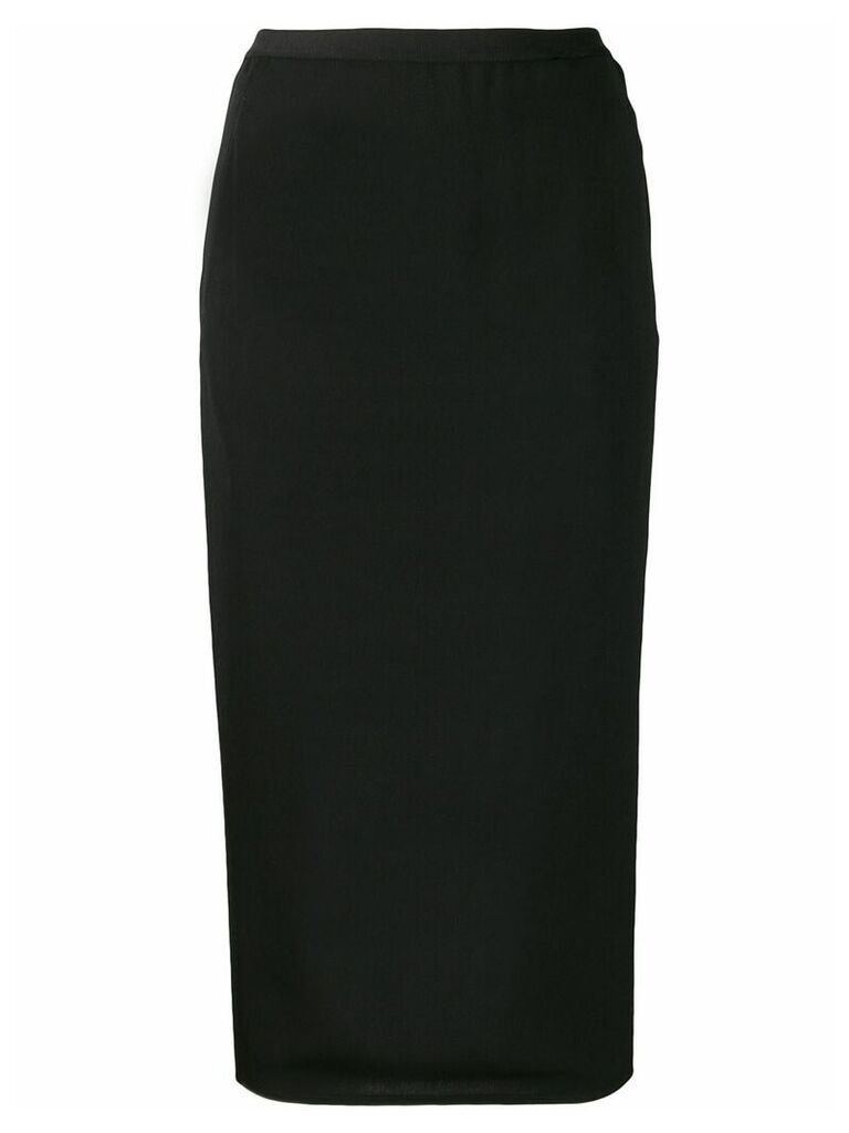 Rick Owens fitted skirt - Black