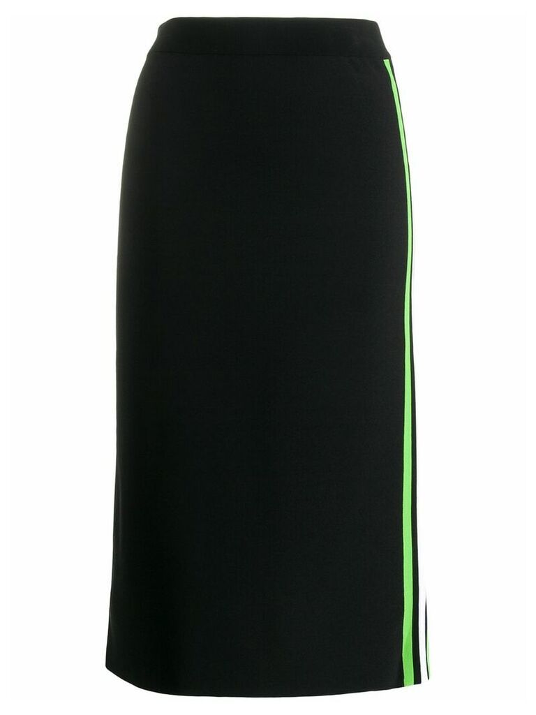 MRZ stripe tube skirt - Black