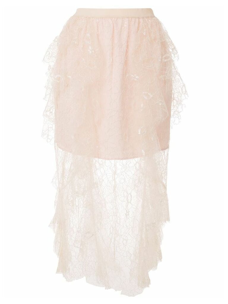 Alice McCall Floyd layered lace skirt - PINK