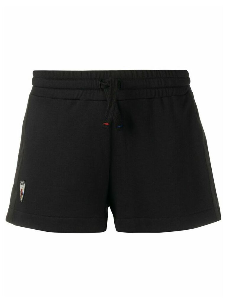 Rossignol x JCC side stripe cotton blend track shorts - Black