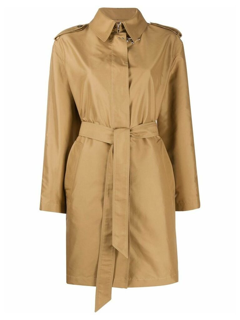 Fay short trench coat - Brown