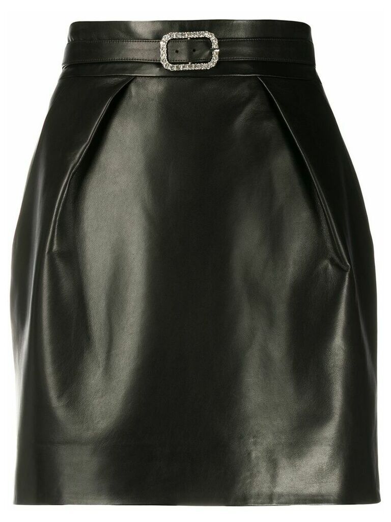 Alexandre Vauthier belted fitted skirt - Black