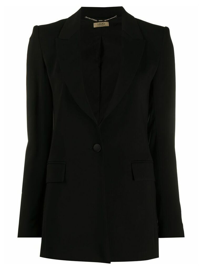 LIU JO elongated fitted blazer - Black