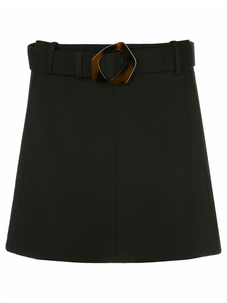 Nicholas belted midi skirt - Black