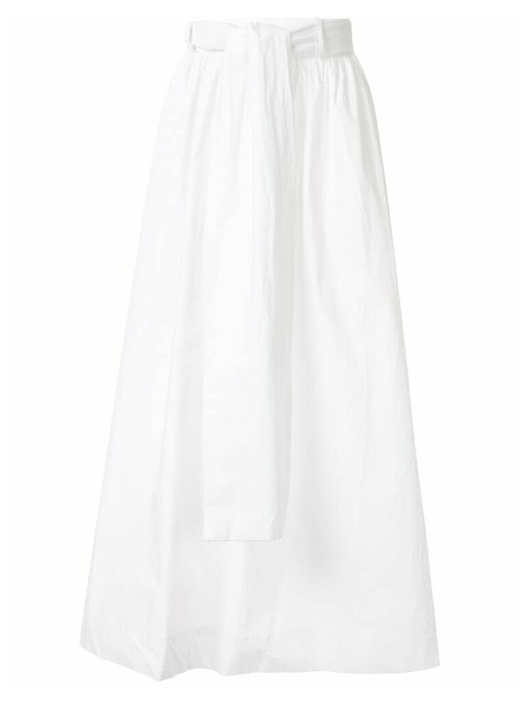 BEC + BRIDGE St. Silvie pleated midi skirt - White
