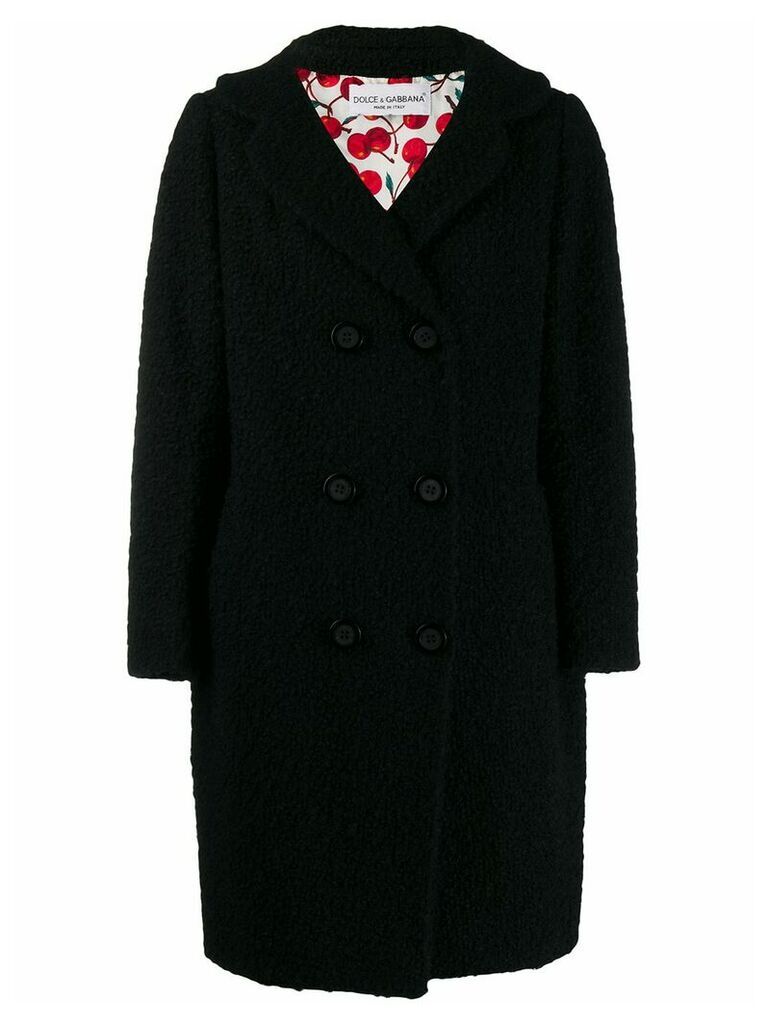 Dolce & Gabbana Pre-Owned '2000s double-breasted coat - Black