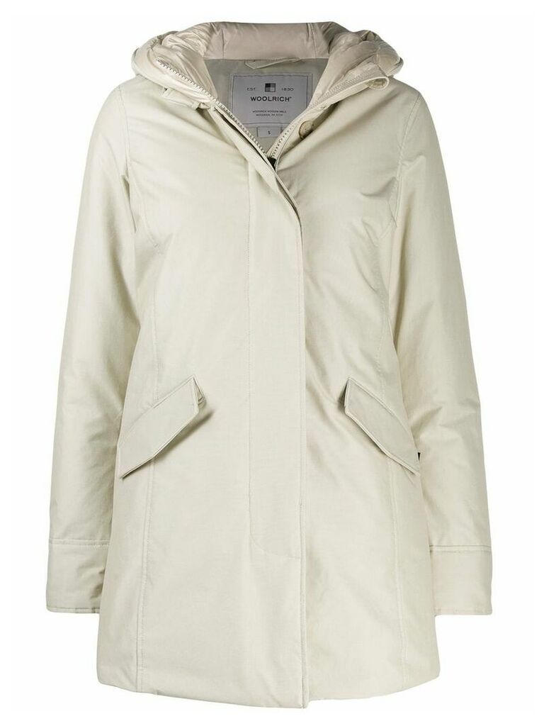 Woolrich padded parka coat - White
