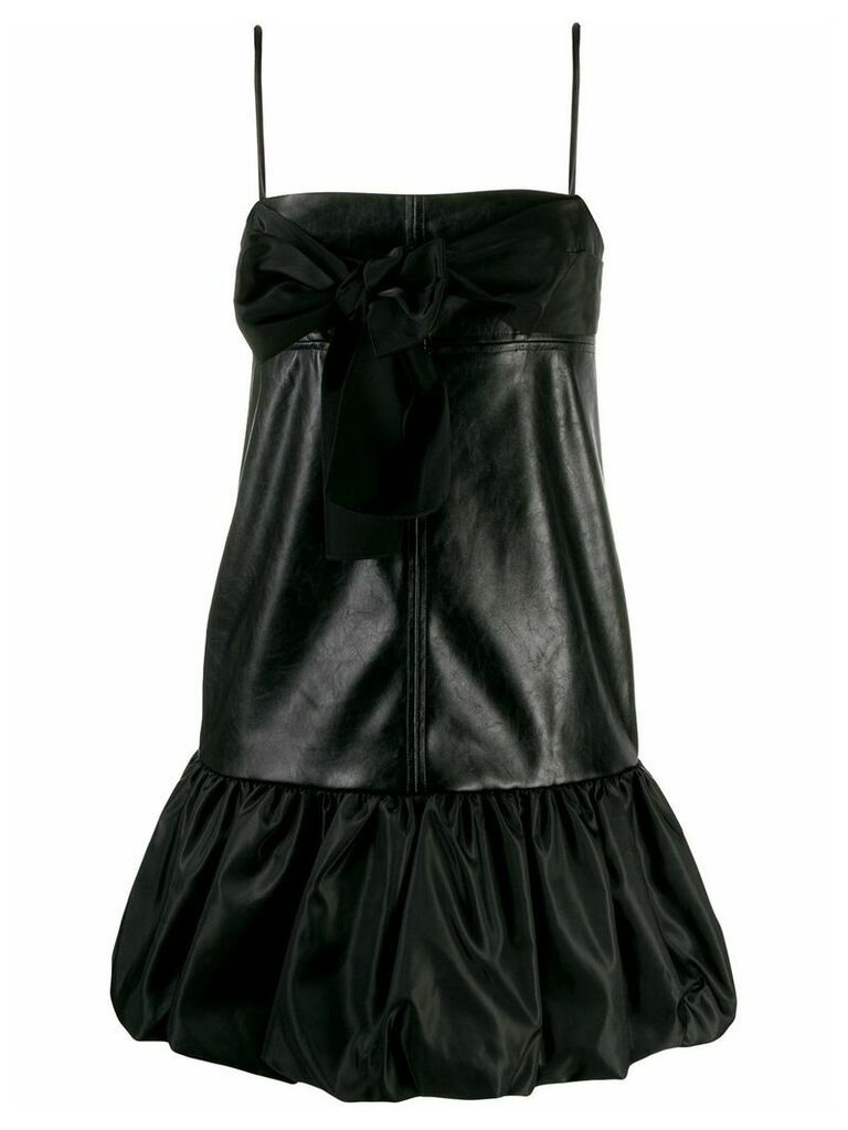 Brognano bow embellished mini dress - Black