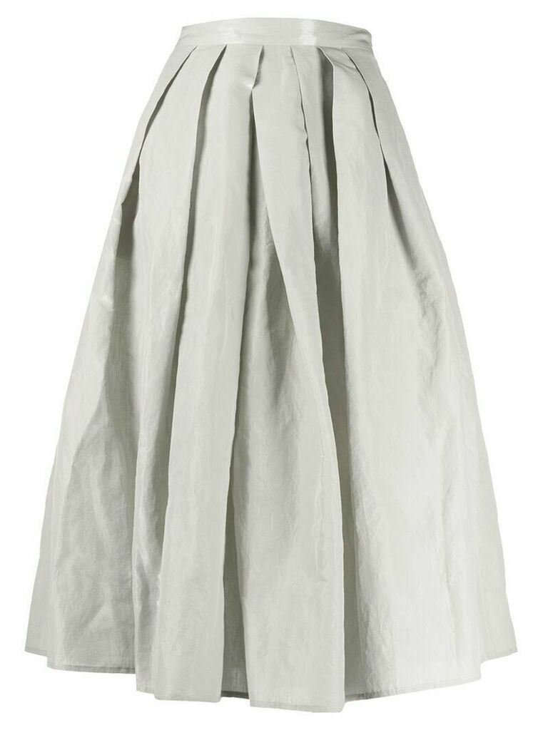 Fabiana Filippi full shape pleated skirt - Grey
