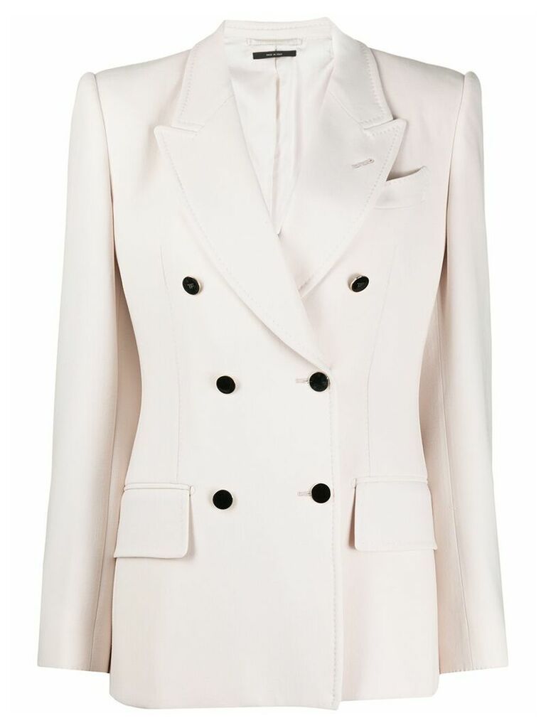 Tom Ford tailored double-breasted blazer - White