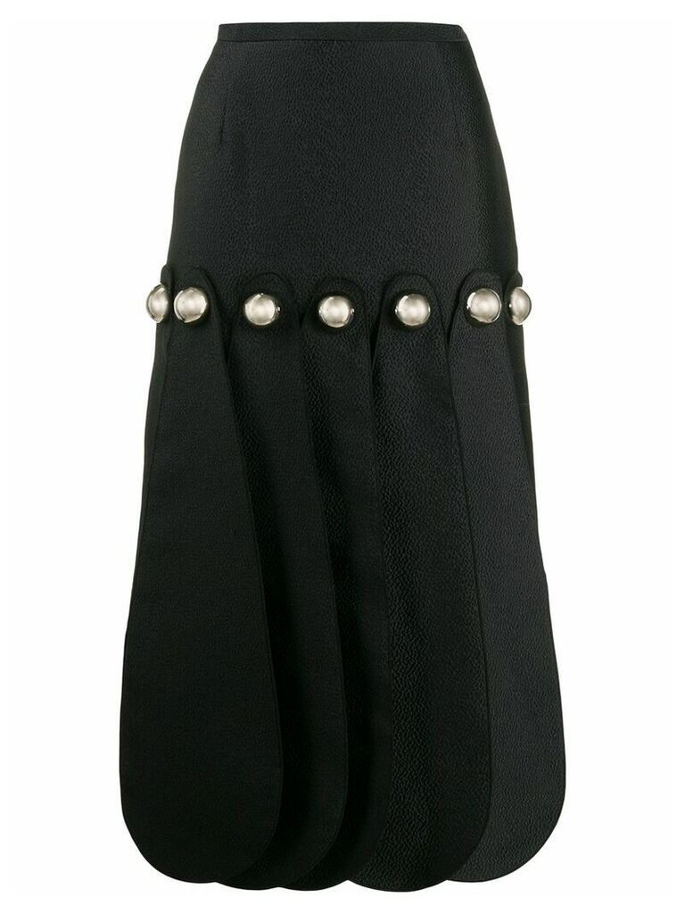 Christopher Kane Dome petal midi skirt - Black