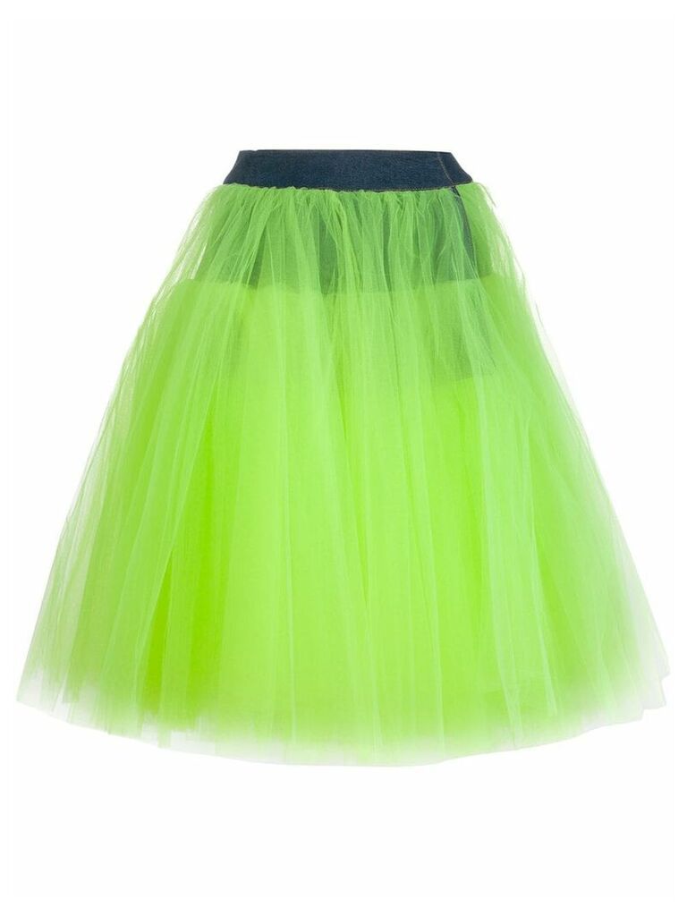 Junya Watanabe knee length tutu skirt - Green