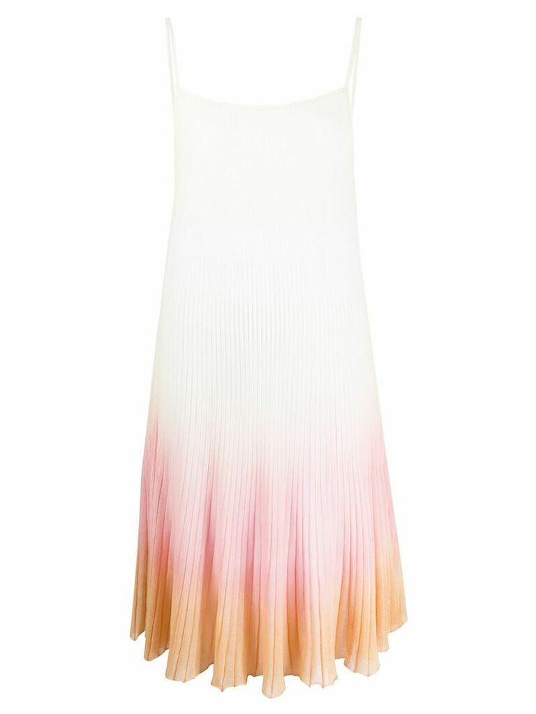 Jacquemus multicoloured pleated skirt - NEUTRALS