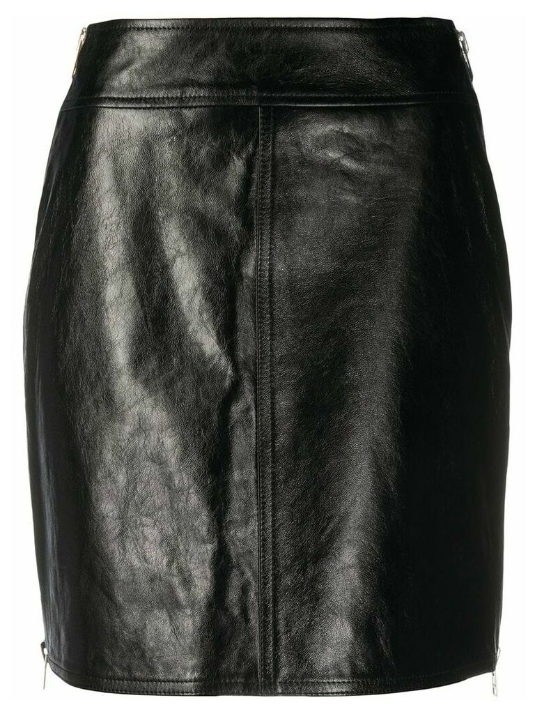 McQ Alexander McQueen straight mini skirt - Black
