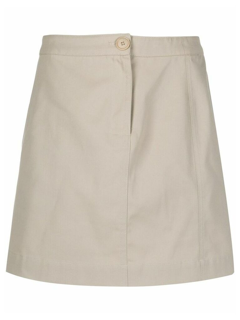 Filippa K Cali A-line skirt - NEUTRALS
