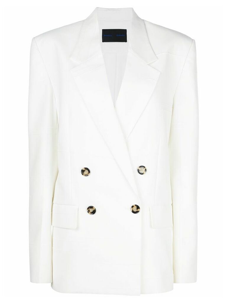 Proenza Schouler oversized double breasted blazer - White
