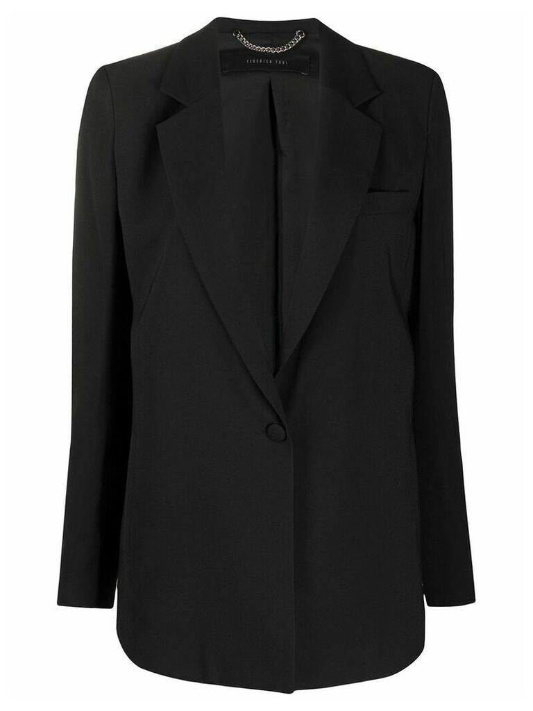 Federica Tosi fitted single-breasted blazer - Black