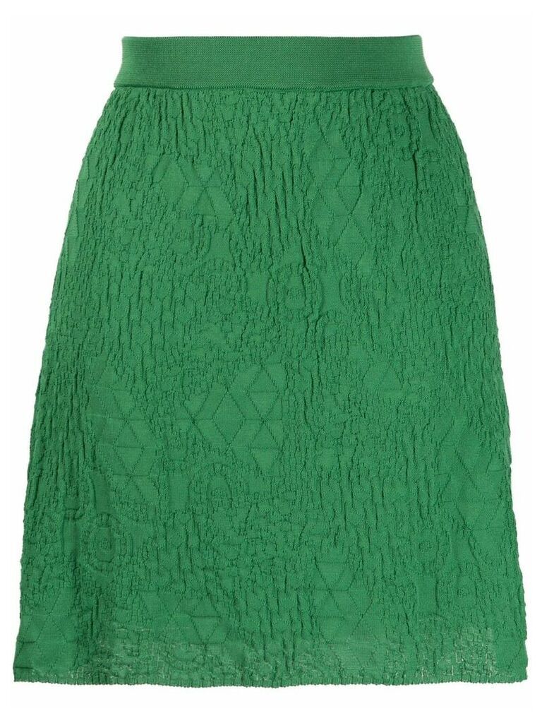 M Missoni textured knit skirt - Green