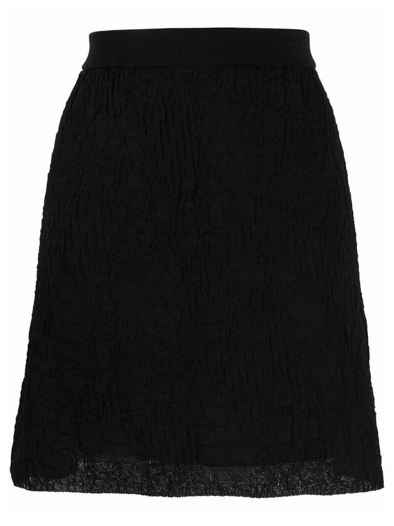 M Missoni textured knit skirt - Black