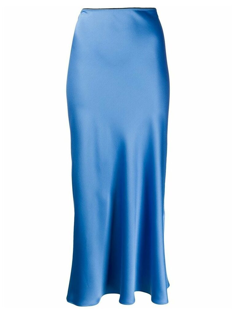 Blanca Vita mid-calf straight skirt - Blue