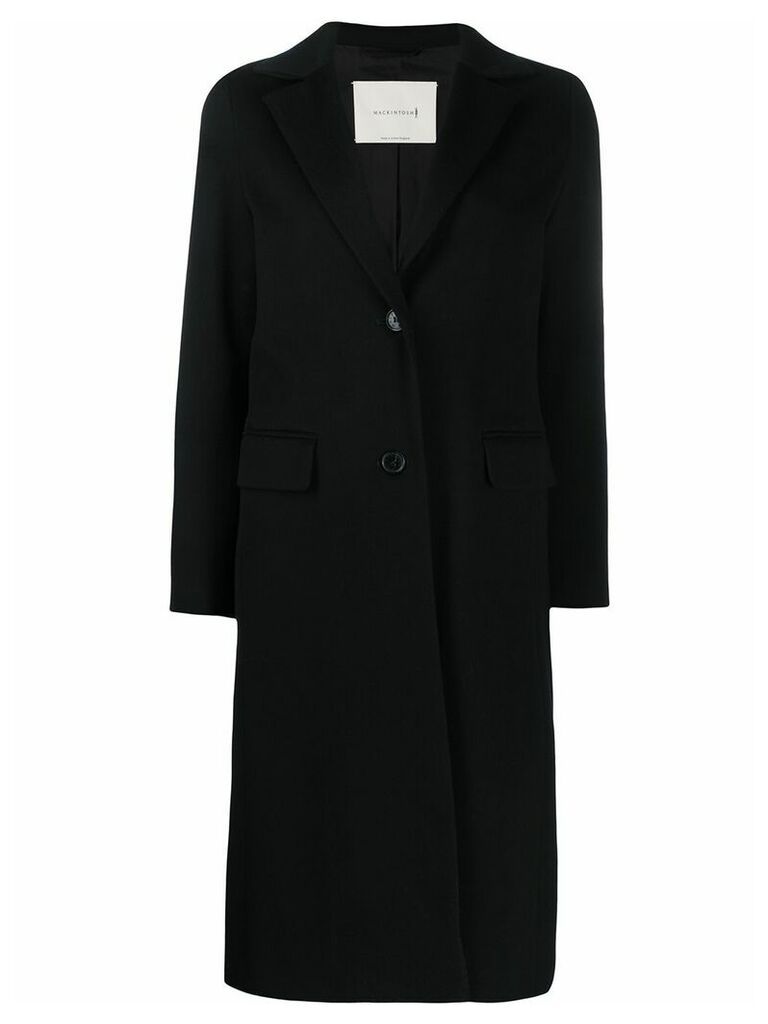 Mackintosh Dornie Chesterfield coat - Black