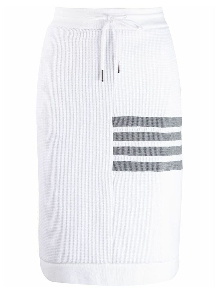 Thom Browne 4-Bar sack skirt - White