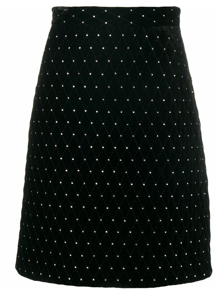 Gucci diamond quilted skirt - Black