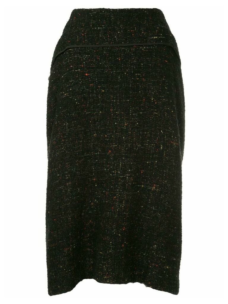 Yohji Yamamoto Pre-Owned mid-length skirt - Black