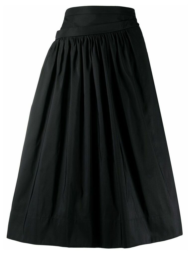 Rochas full shape midi skirt - Black