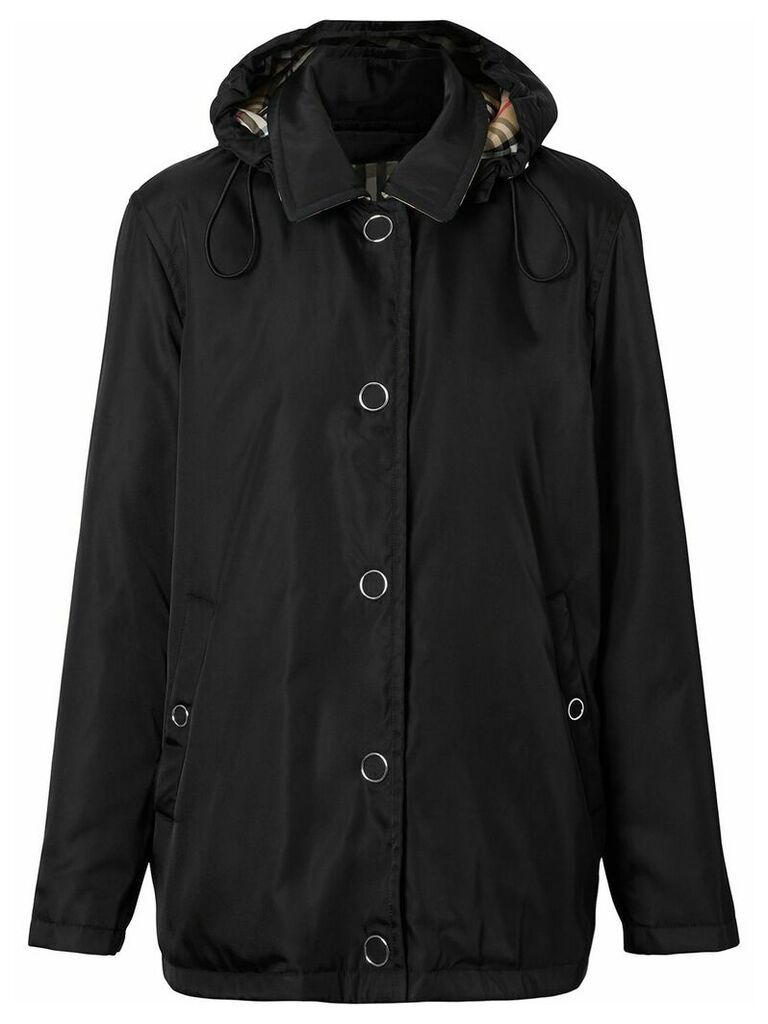 Burberry Detachable Hood ECONYL® Jacket - Black